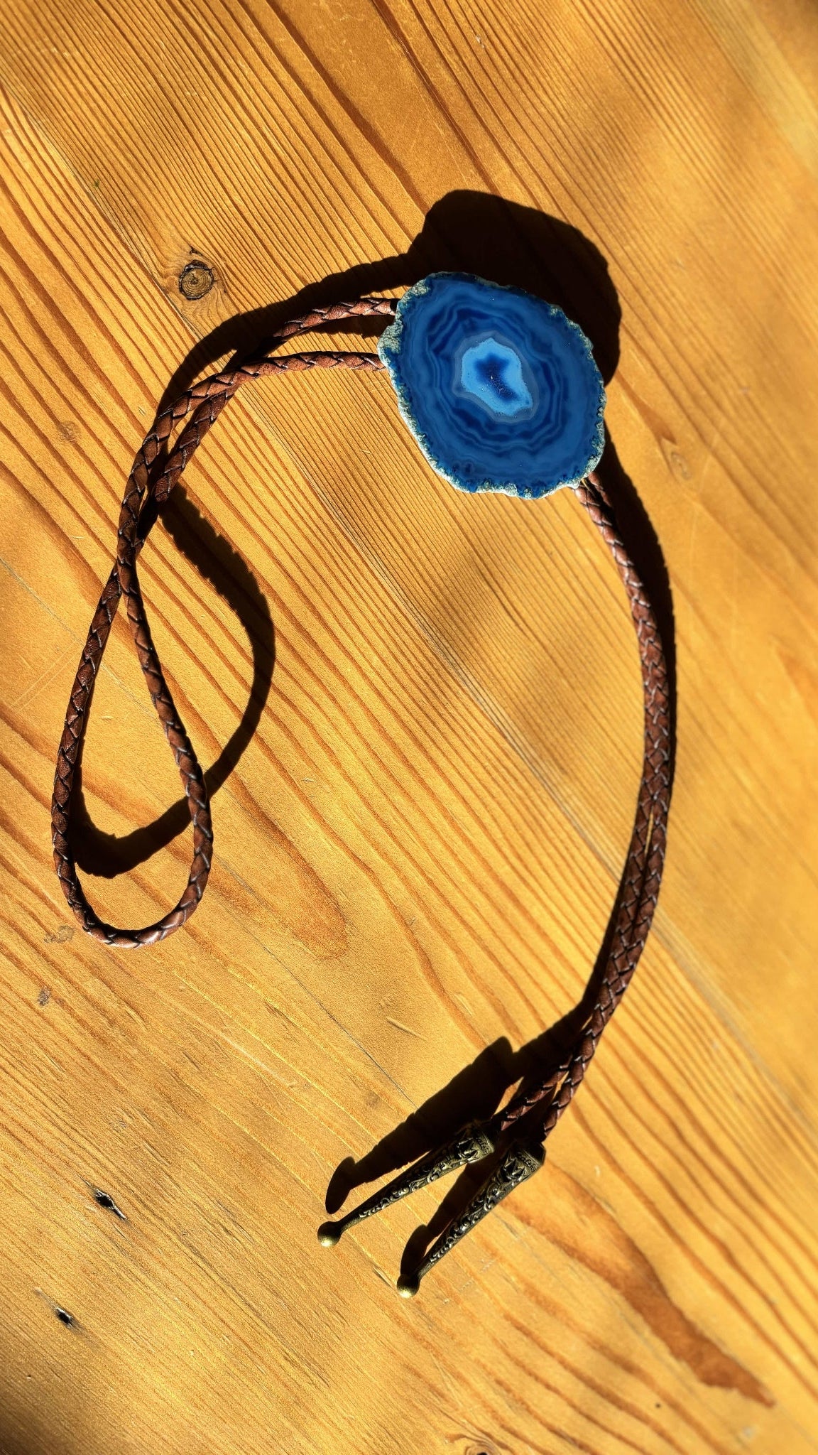 Cobalt Bolo Tie