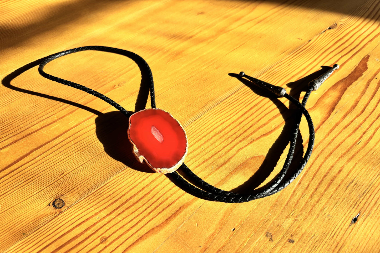 Crimson Bolo Tie