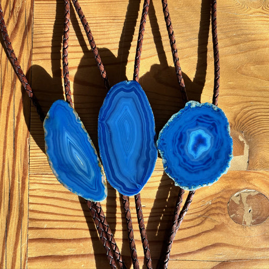 Cobalt Bolo Tie