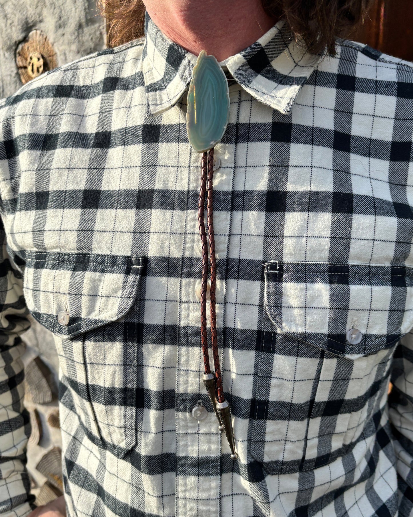 Sage Bolo Tie